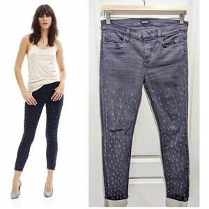 Hudson | Nico Mid-Rise Stretch Skinny in Dissension Grey